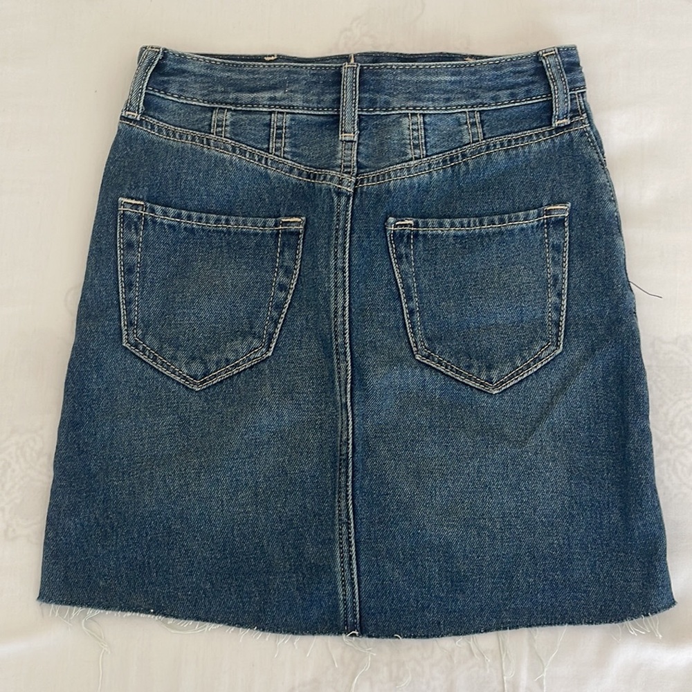 High waist jean skirt 00 - Picture 3 of 3